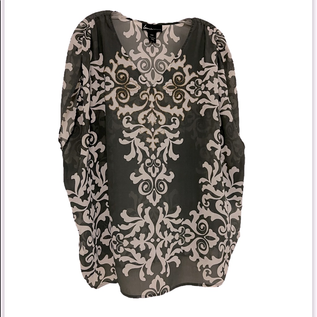 Lane Bryant Beaded Blouse 18/20